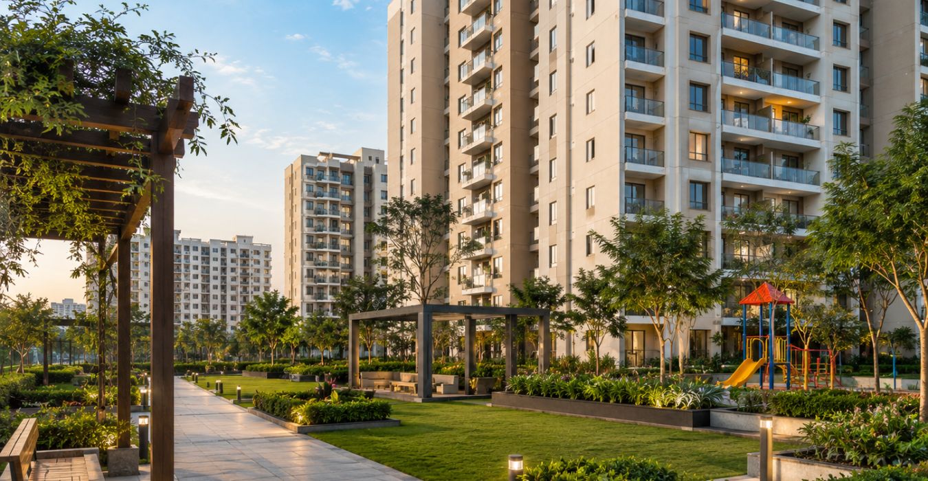 Pristine Tathawade township towers elevation view